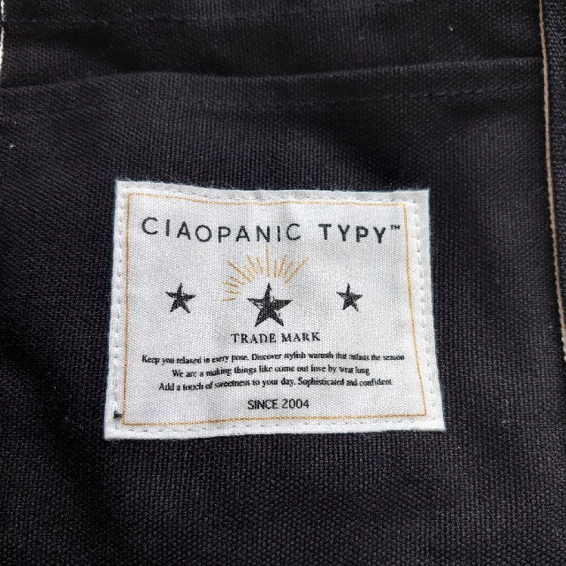 CIAOPANIC TYPY(チャオパニックティピー)のCIAOPANIC TYPYトートバッグ レディースのバッグ(トートバッグ)の商品写真