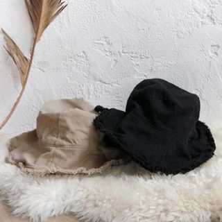 ルームサンマルロクコンテンポラリー(room306 CONTEMPORARY)のfringe design bucket hat バケットハット(ハット)