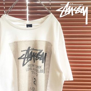 ステューシー(STUSSY)の【メキシコ製】ステューシー　ビッグロゴ　デザインTシャツ(Tシャツ/カットソー(半袖/袖なし))