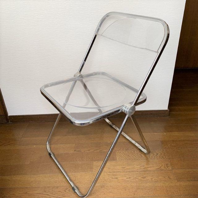 再値下げ】Plia Chairプリアチェア 北欧インテリア クリアグレー 福袋