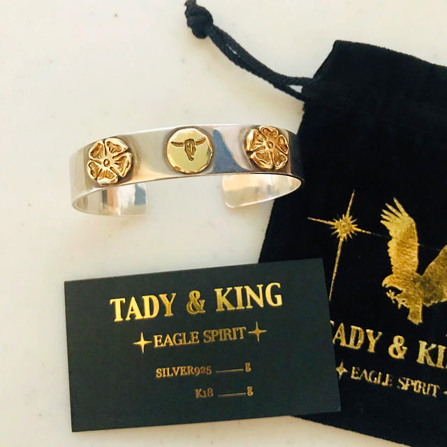 tady&king タディ&キング K18 3連GPメタル平打ちバングル rotondaro.com.uy