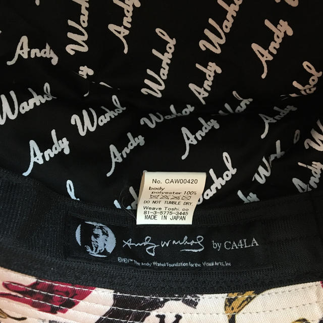 CA4LA(カシラ)のアンディ・ウォーホル × CA4LA バケットハット メンズの帽子(ハット)の商品写真