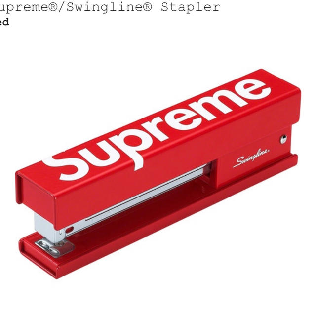 Supreme(シュプリーム)のSupreme Swingline Stapler インテリア/住まい/日用品の文房具(その他)の商品写真