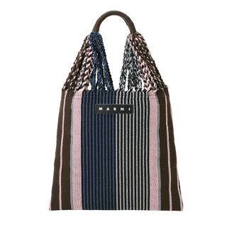 マルニ(Marni)のマルニマーケット ハンモックバッグBLUE MARNI ギフトショッパー付き(トートバッグ)