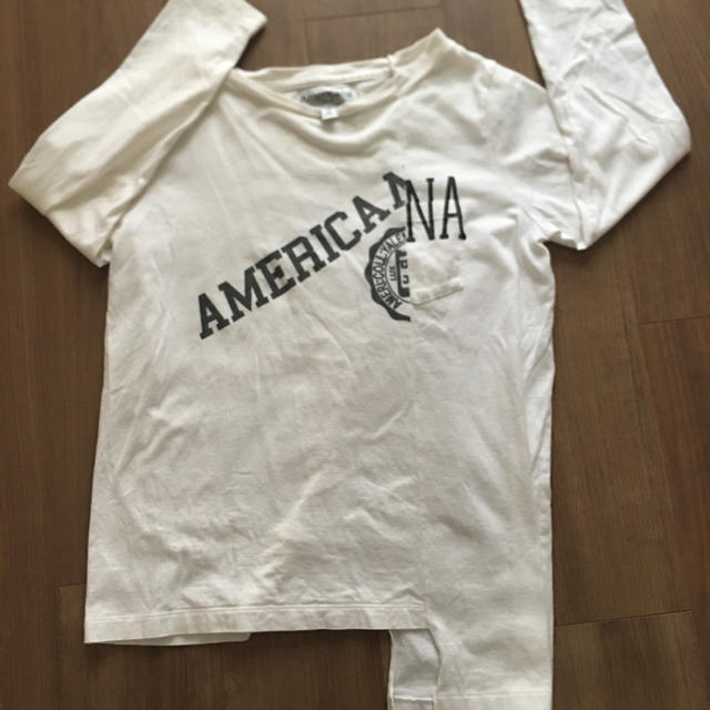 アメリカーナ　アシンメトリー　Tシャツ