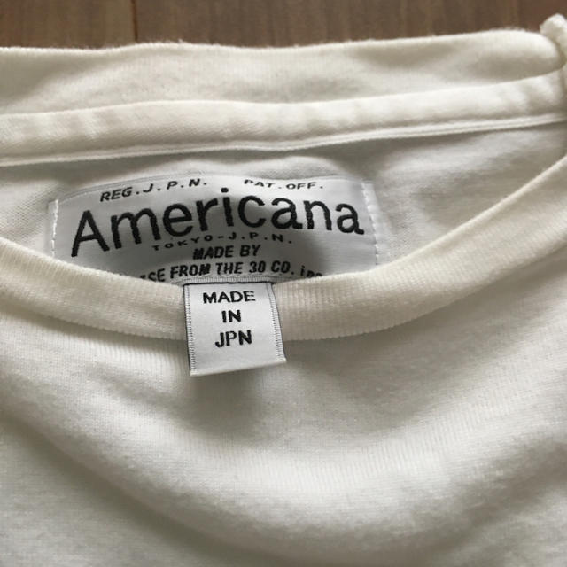 アメリカーナ　アシンメトリー　Tシャツ