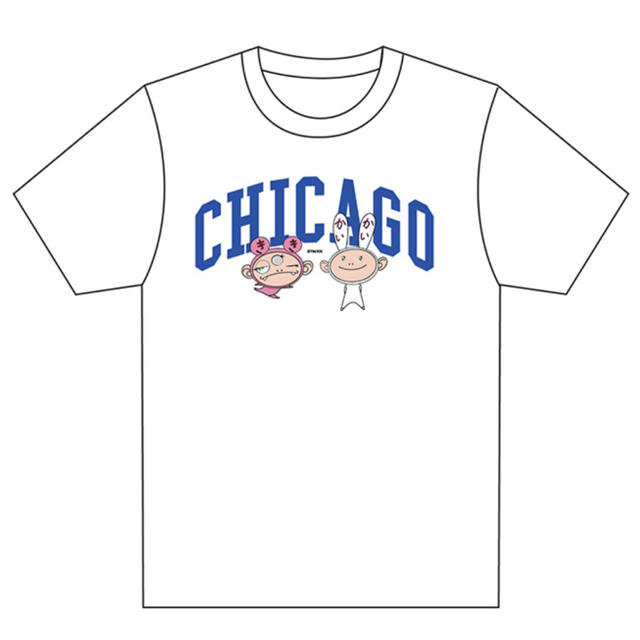 村上隆 ComplexCon2017「CHICAGO」Tシャツ【M】白 ★激レア