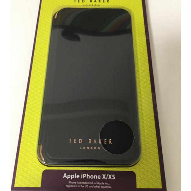 TED BAKER(テッドベイカー)のTED BAKER iPhoneXS. X手帳型ミラー付き テッドベイカー スマホ/家電/カメラのスマホアクセサリー(iPhoneケース)の商品写真