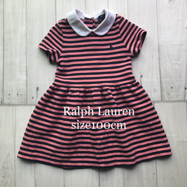 POLO RALPH LAUREN(ポロラルフローレン)のラルフローレン　ワンピース　サイズ100 キッズ/ベビー/マタニティのキッズ服女の子用(90cm~)(ワンピース)の商品写真