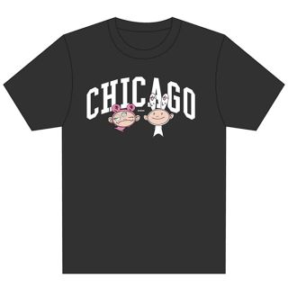 村上隆 ComplexCon2017「CHICAGO」Tシャツ【M】黒 ★激レア(Tシャツ/カットソー(半袖/袖なし))