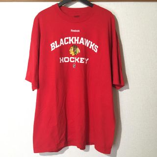 リーボック(Reebok)のNHL ブラックホークス　古着(Tシャツ/カットソー(半袖/袖なし))