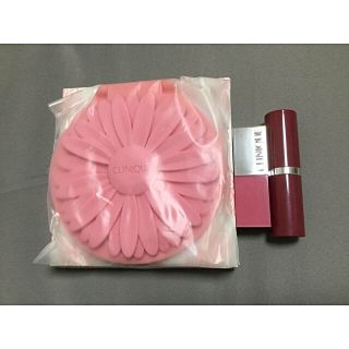 クリニーク(CLINIQUE)のクリニーク　ミラー　リップ　3点セット　新品未使用(コフレ/メイクアップセット)