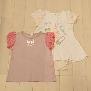 サンカンシオン(3can4on)のこども服 女の子 120cm Tシャツ 2着(Tシャツ/カットソー)