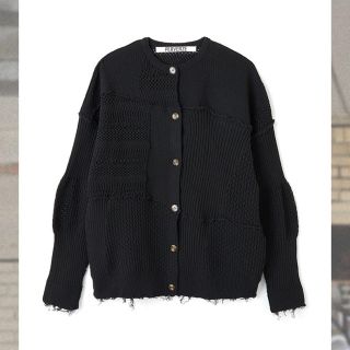 PERVERZE PatchKnitCardigan カーディガン(カーディガン)