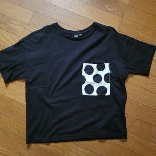 ユニクロ(UNIQLO)の未使用Marimekko×ユニクロ　黒Tシャツ　Mサイズ(Tシャツ(半袖/袖なし))