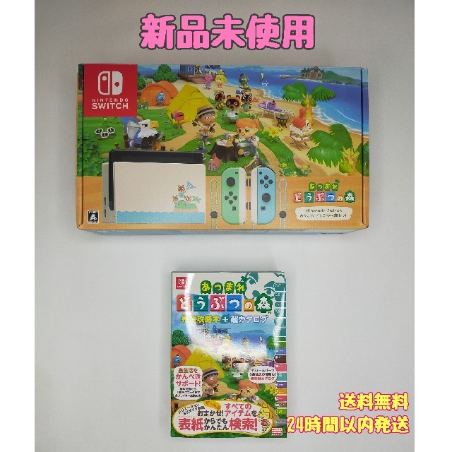 あつまれどうぶつの森 Nintendo Switch 本体 同梱版&完全攻略本 - 家庭