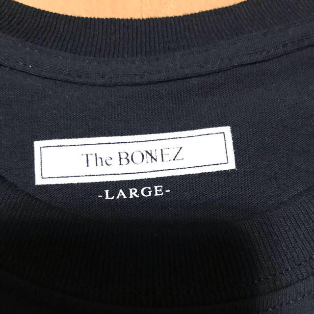 在庫大人気 the bonez ポケット ロゴ Tシャツ 白+黒 Lサイズの通販 by