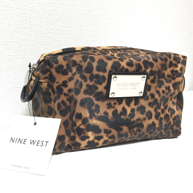 NINE WEST(ナインウエスト)のNINE WEST☆レオパード柄ポーチ レディースのファッション小物(ポーチ)の商品写真