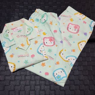 ハローキティ(ハローキティ)のHELLOKITTY カラフルパジャマ 長袖 ゆったりサイズ♪(パジャマ)