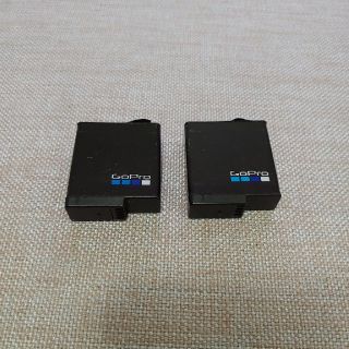 ゴープロ(GoPro)のgopro 5 6 7用　バッテリー　２個(バッテリー/充電器)