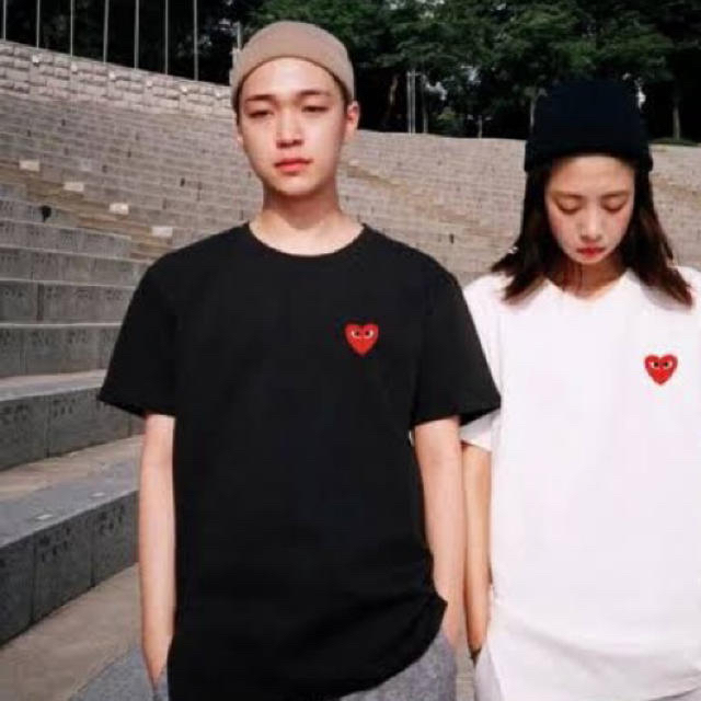 COMME des GARCONS Tシャツ ブラック 韓国ファッション