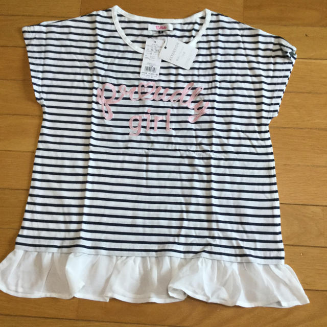 PINK-latte(ピンクラテ)のduffy0813様専用☆ピンクラテボーダーTシャツM(165)☆他1種 キッズ/ベビー/マタニティのキッズ服女の子用(90cm~)(Tシャツ/カットソー)の商品写真