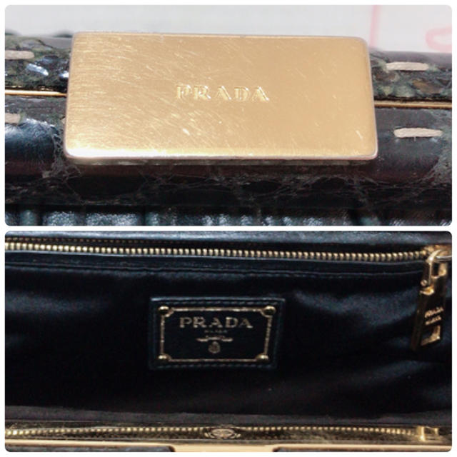 【PRADA】直営店購入 パーティーバッグ