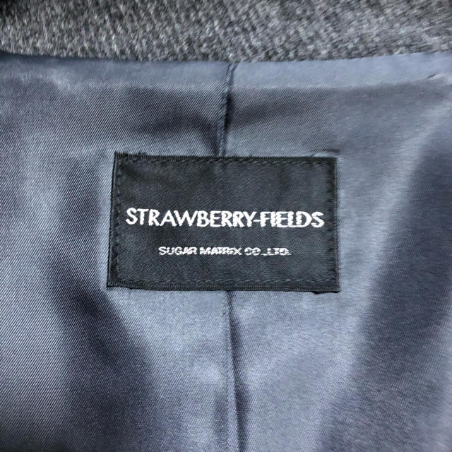 STRAWBERRY-FIELDS(ストロベリーフィールズ)のストロベリーフィルズ　ショートコート レディースのジャケット/アウター(チェスターコート)の商品写真