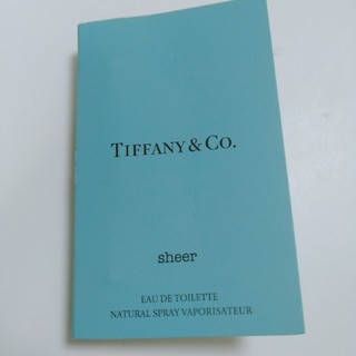 ティファニー(Tiffany & Co.)の【24】ティファニー香水サンプル　　(ユニセックス)