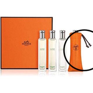 エルメス(Hermes)の【HERMES】香水ボトル用巾着型保存袋 (ショップ袋)