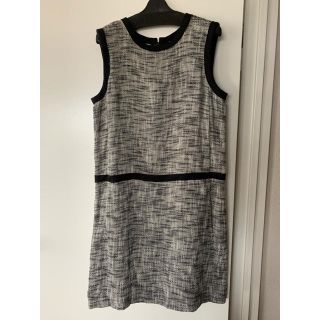 マックスマーラ(Max Mara)のローズ様専用。Max Mara 麻混ノースリワンピース(ひざ丈ワンピース)