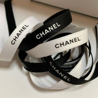 シャネル(CHANEL)の希少！1cm幅 CHANEL ラッピング リボン 2m(ラッピング/包装)