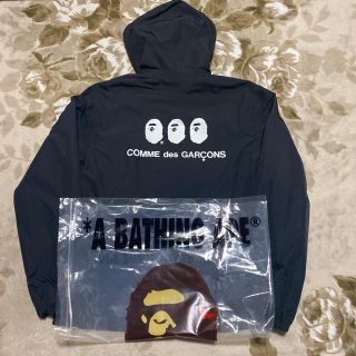 アベイシングエイプ(A BATHING APE)のAPE BAPE comme des garcons ギャルソン　ジャケット(ナイロンジャケット)