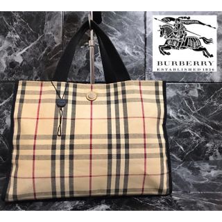 BURBERRY - 【良品】BURBERRY バーバリー ノバチェック ハンドバッグの通販｜ラクマ