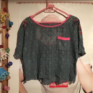 フリーピープル(Free People)のfreepeopleレーストップス(カットソー(半袖/袖なし))