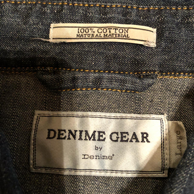 DENIME(ドゥニーム)のdenime  デニムシャツ　サイズL メンズのトップス(シャツ)の商品写真