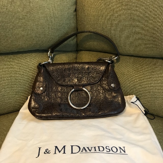 J&M DAVIDSON(ジェイアンドエムデヴィッドソン)の美品　J&M DAVIDSON レザークロコハンドバッグ レディースのバッグ(ハンドバッグ)の商品写真