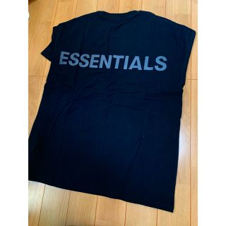 フィアオブゴッド(FEAR OF GOD)のFoG Essentials Black core tee M Tシャツ(Tシャツ/カットソー(半袖/袖なし))