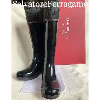 サルヴァトーレフェラガモ(Salvatore Ferragamo)のサルバトーレフェラガモ SalvatoreFerragamo レインブーツ (レインブーツ/長靴)