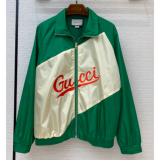 Gucci - GUCCI グッチ ロゴ ジャケット Sの通販｜ラクマ