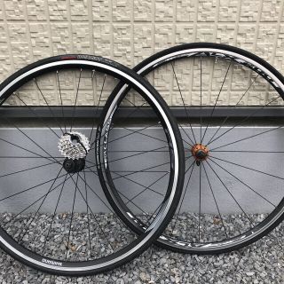 シマノ(SHIMANO)の練習用ホイールセット スプロケット付き(パーツ)