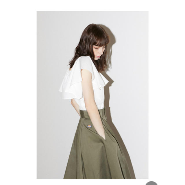 美品】frayid ディッキーズ コラボ 限定 スカート カーキ グランドセール 35%割引 ★最終SALEカーキロングスカート