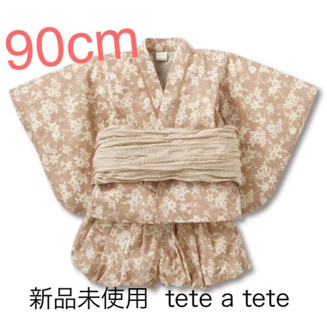 新品未使用】tete a tete 浴衣ドレス(90cm)の通販 by Kiroro.K shop｜ラクマ