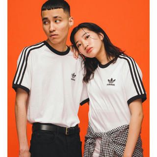 アディダス(adidas)のadidas originals スリーストライプスTシャツ(Tシャツ/カットソー(半袖/袖なし))
