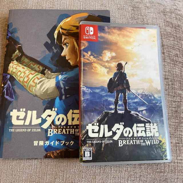 Nintendo Switch(ニンテンドースイッチ)のゼルダの伝説 ブレス オブ ザ ワイルド ～冒険ガイドブック＆マップ付き～ Sw エンタメ/ホビーのゲームソフト/ゲーム機本体(家庭用ゲームソフト)の商品写真