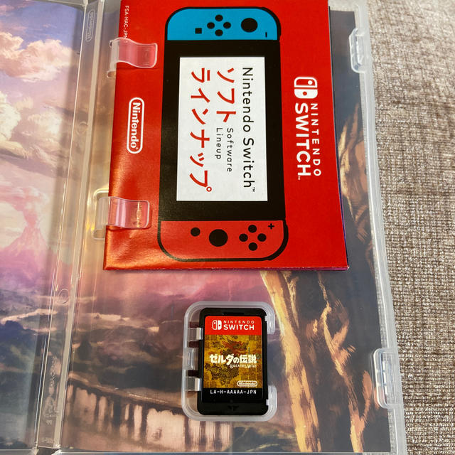 Nintendo Switch(ニンテンドースイッチ)のゼルダの伝説 ブレス オブ ザ ワイルド ～冒険ガイドブック＆マップ付き～ Sw エンタメ/ホビーのゲームソフト/ゲーム機本体(家庭用ゲームソフト)の商品写真