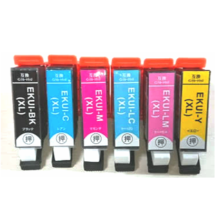 ⭐エプソン（EPSON) KUI-6CL-L クマノミ 互換インク ６色セット⭐(その他)