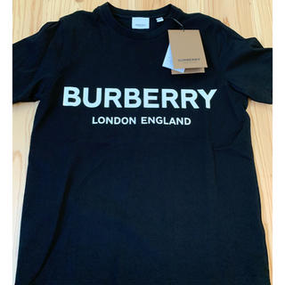 バーバリー(BURBERRY)のBurberry バーバリー ロゴTシャツ コットン XSサイズ ブラック(Tシャツ(半袖/袖なし))