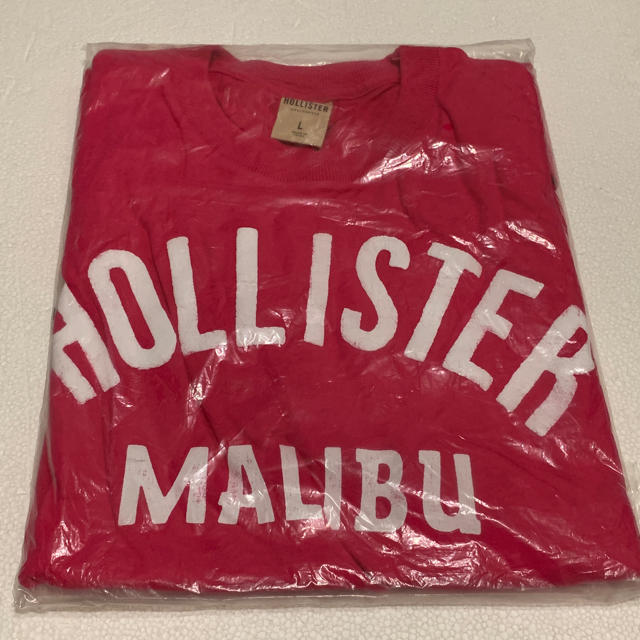 Hollister(ホリスター)のHOLLISTER Tシャツ ピンク L 新品！ メンズのトップス(Tシャツ/カットソー(半袖/袖なし))の商品写真