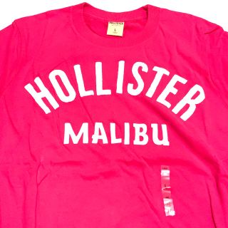 ホリスター(Hollister)のHOLLISTER Tシャツ ピンク L 新品！(Tシャツ/カットソー(半袖/袖なし))